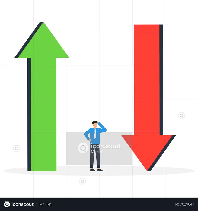 Pérdidas y ganancias en la inversión  Ilustración