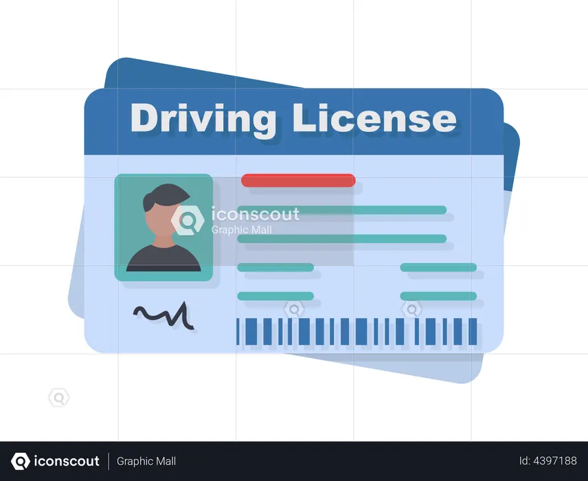 Licencia de conducir  Ilustración