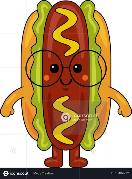 Hot dog  Ilustración