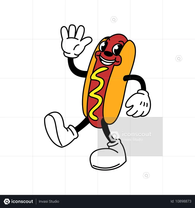 Hot dog  Ilustración