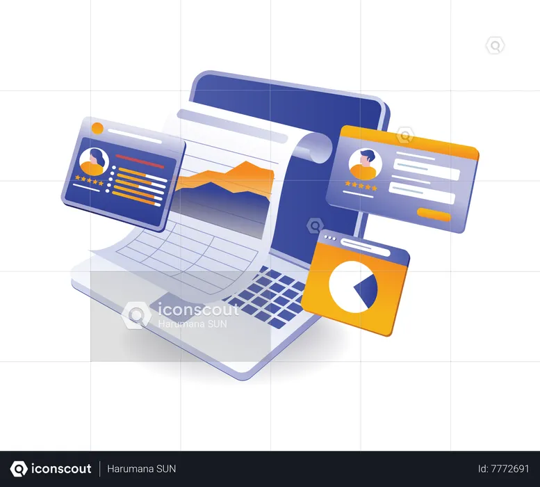 Personal data analysis  Illustration