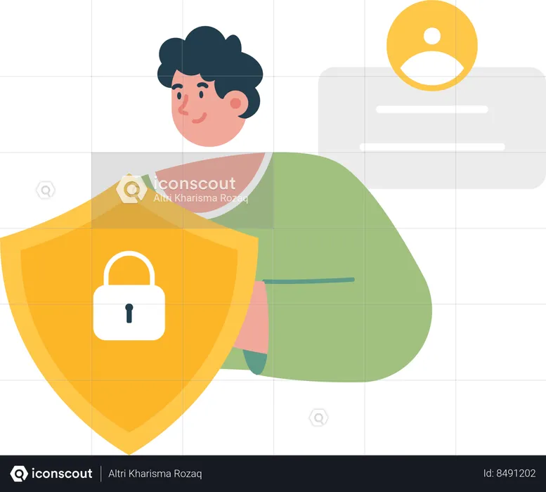 Personal data protection  Illustration