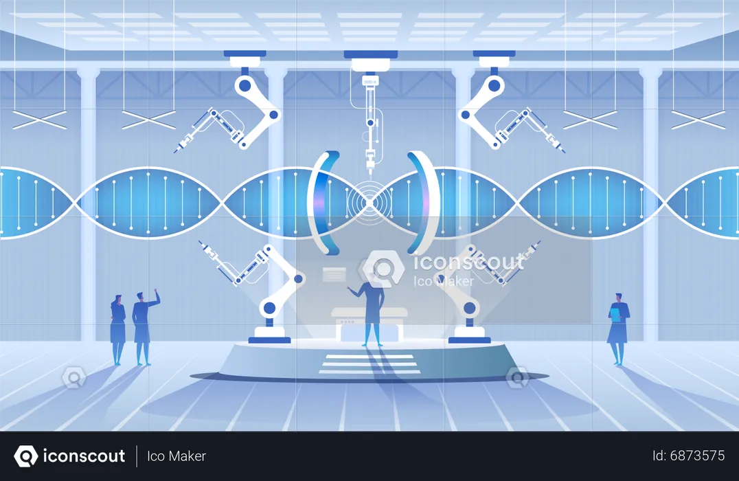 Personalisierte Medizin  Illustration