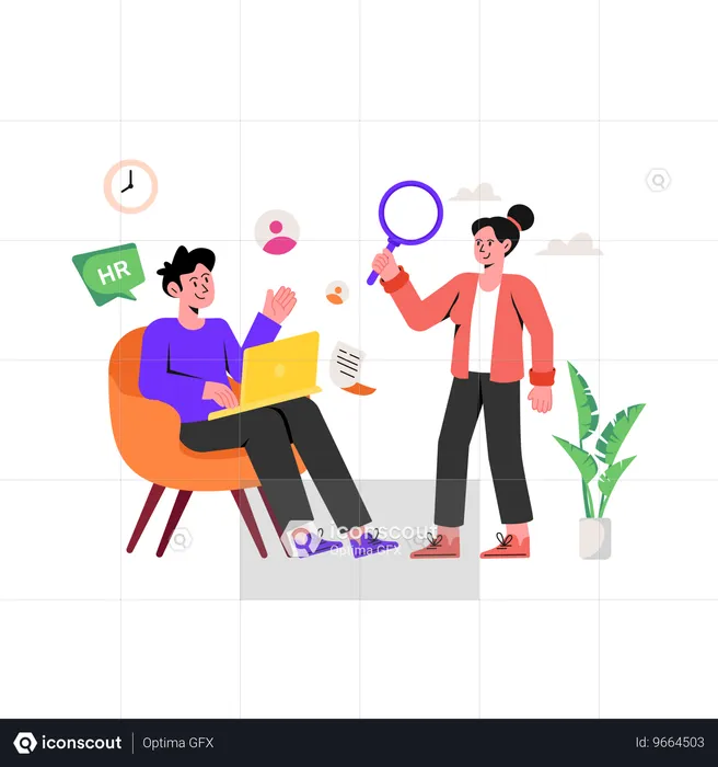 Human Resources Team  Illustration