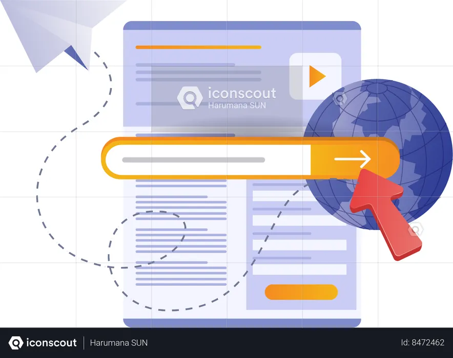 Procurando informações em contas de artigos  Ilustração