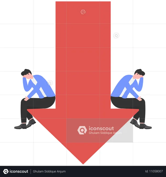 Empresários enfrentam perdas financeiras  Ilustração