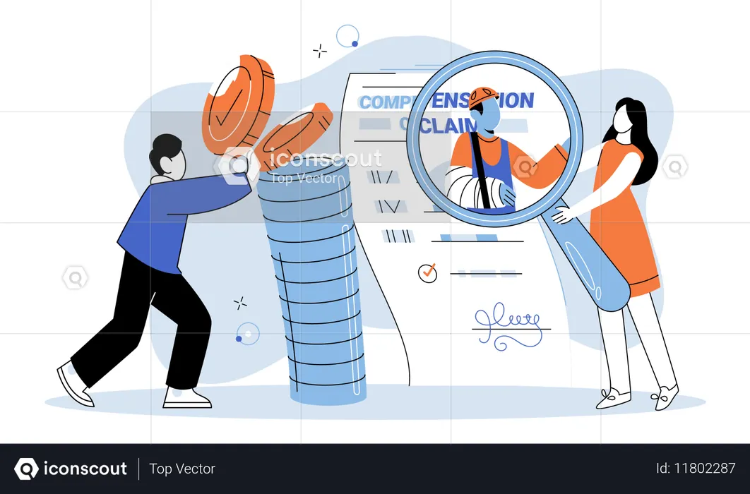 Pessoas que contratam seguro de saúde  Ilustração