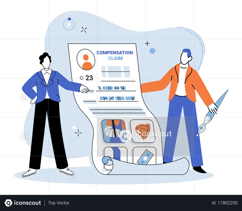 Pessoas que contratam seguro de saúde  Ilustração