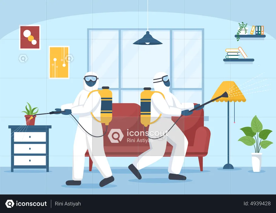 Pest Control Service  Illustration