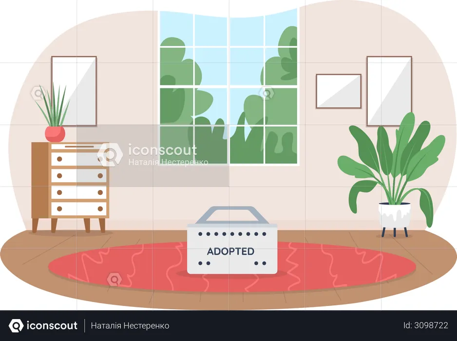 Pet adoption  Illustration