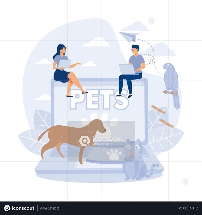 Pet Care  Illustration