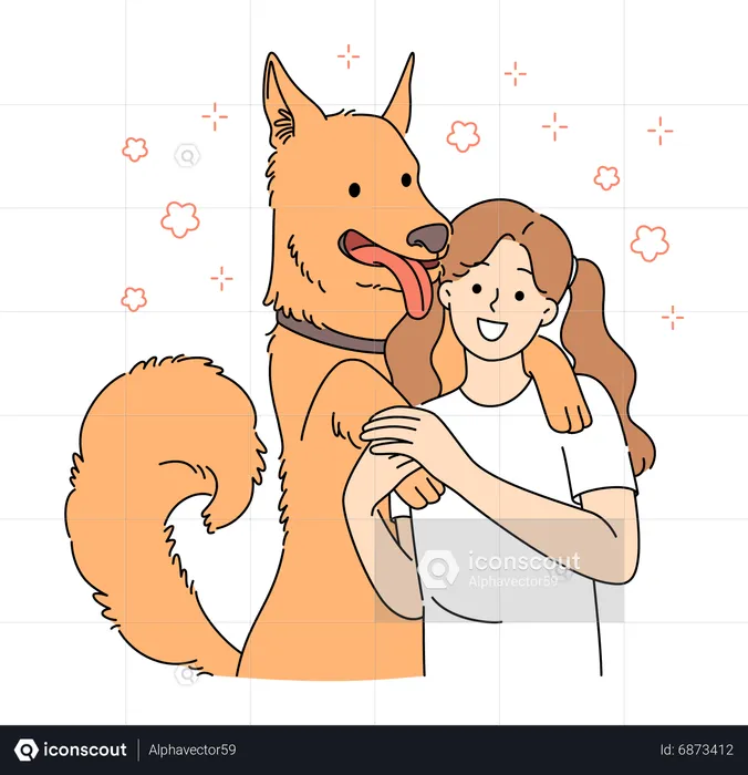 Pet lover  Illustration