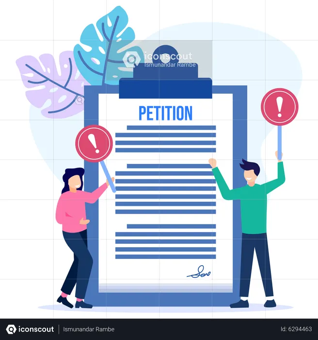 Demande de pétition  Illustration