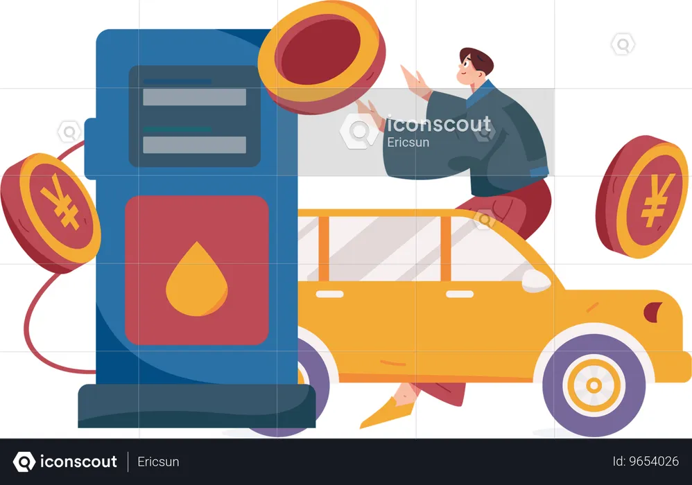 Petrol Pump  Illustration