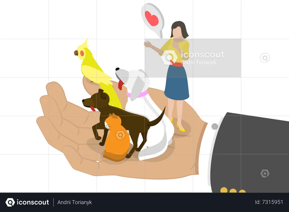Pets Insurance  Illustration