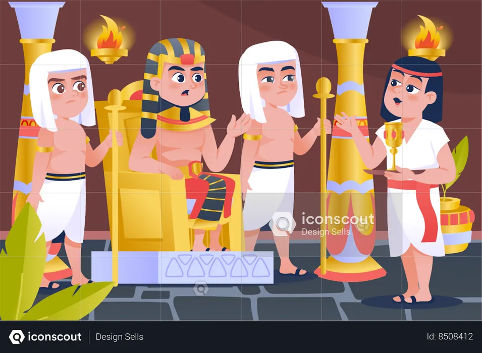 Pharaoh's dreams  Illustration