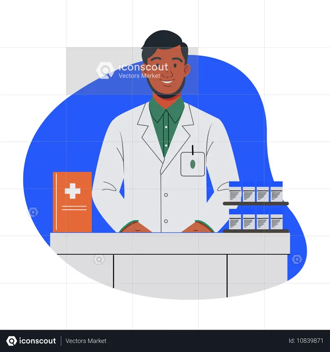 Pharmacien  Illustration