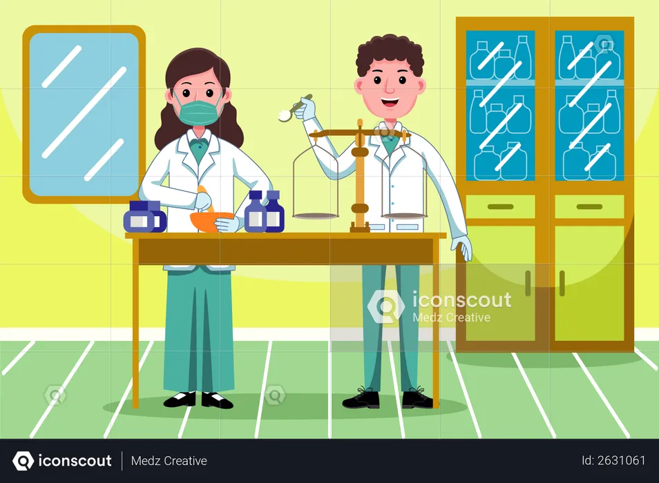 Pharmacist  Illustration