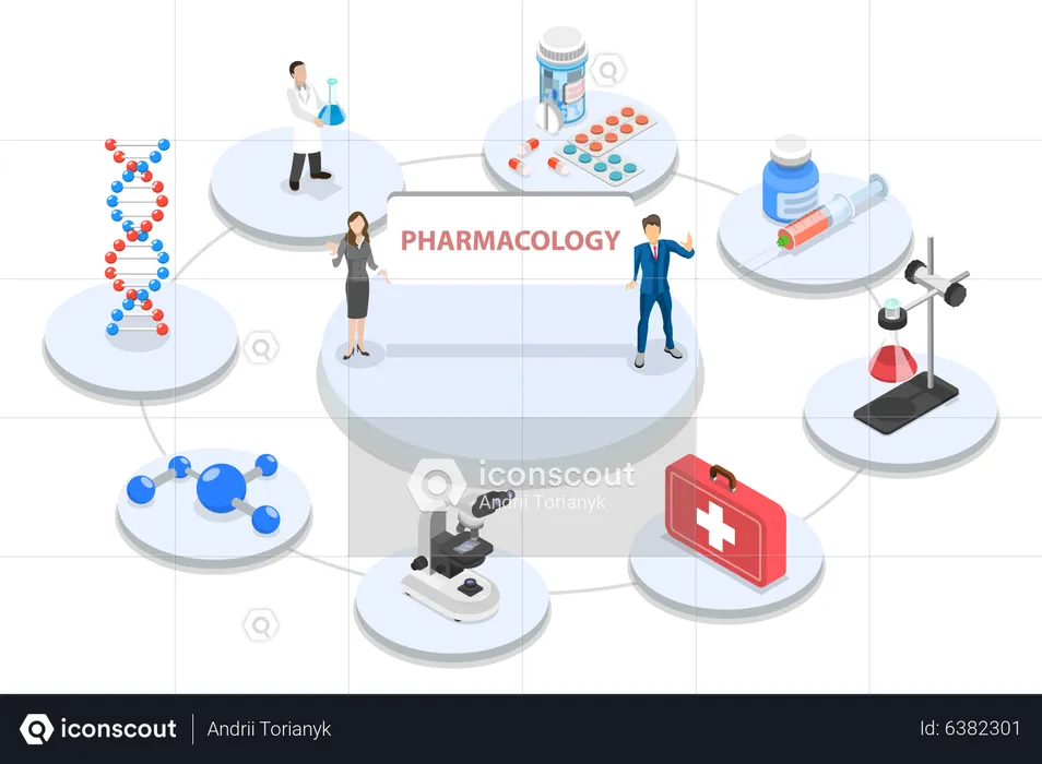 Pharmacology Engineering  Illustration