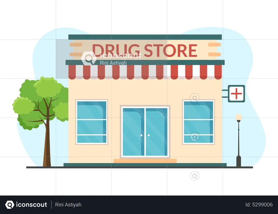 Pharmacy Shop  Illustration