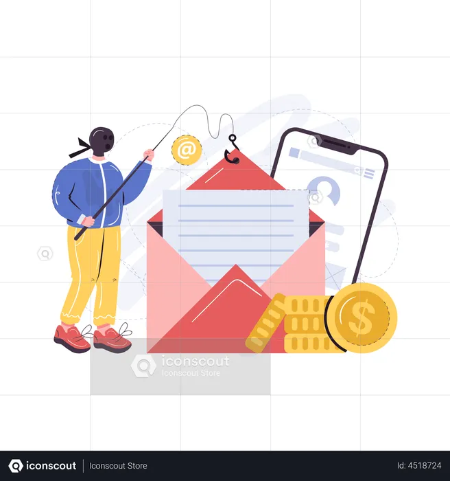 Phishing-E-Mail  Illustration