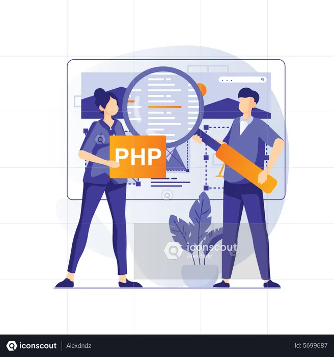PHP Programming  Illustration