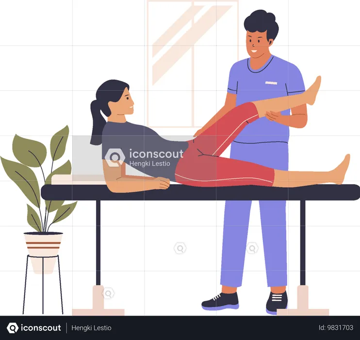 Physiotherapie  Illustration