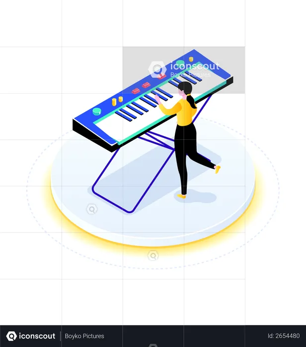 Pianista  Ilustración