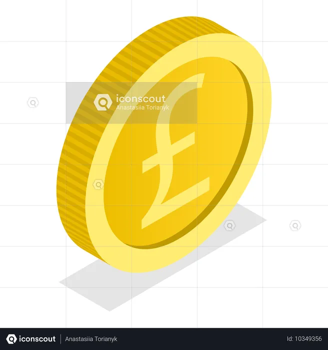 Pièce en euros  Illustration