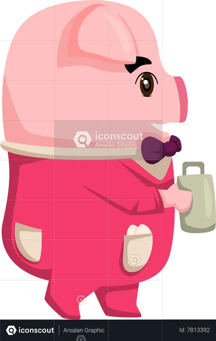 Pig Chef  Illustration