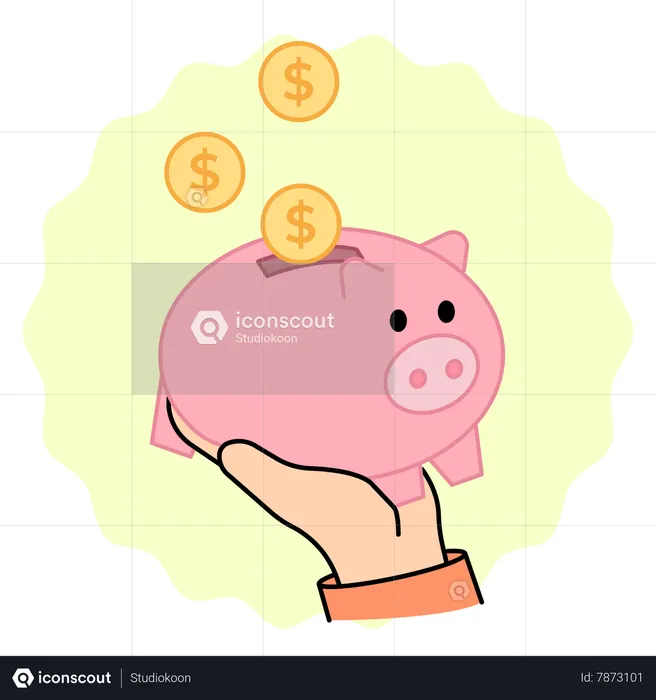 Piggy bank  Illustration