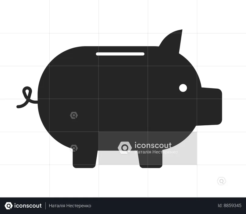 Piggy bank  Illustration