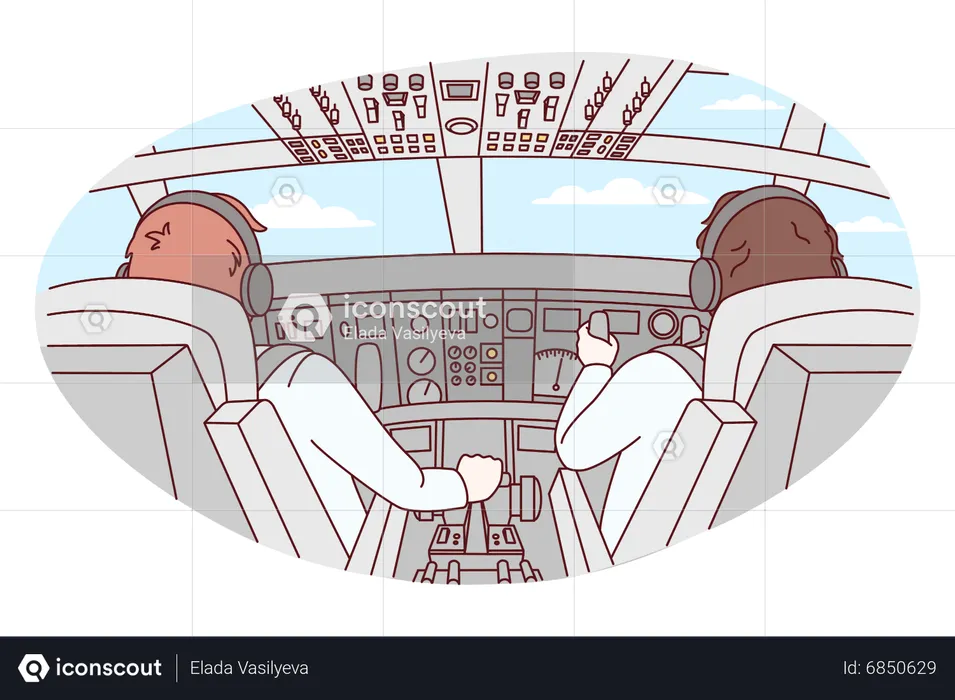 Pilot cockpit  Illustration