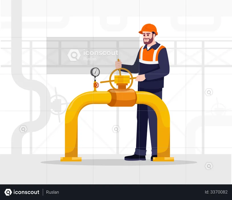 Pipeline repair  Illustration
