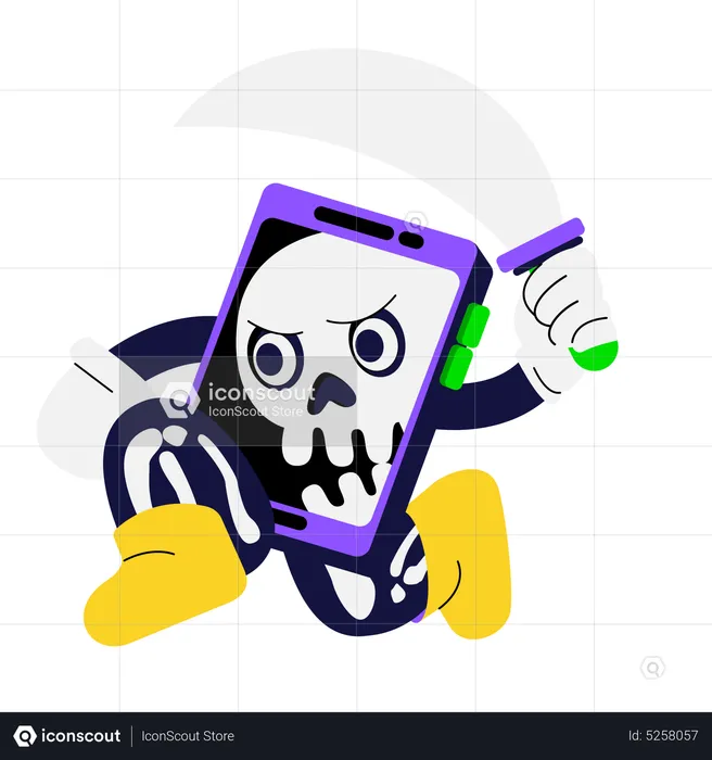 Pirate Phone  Illustration