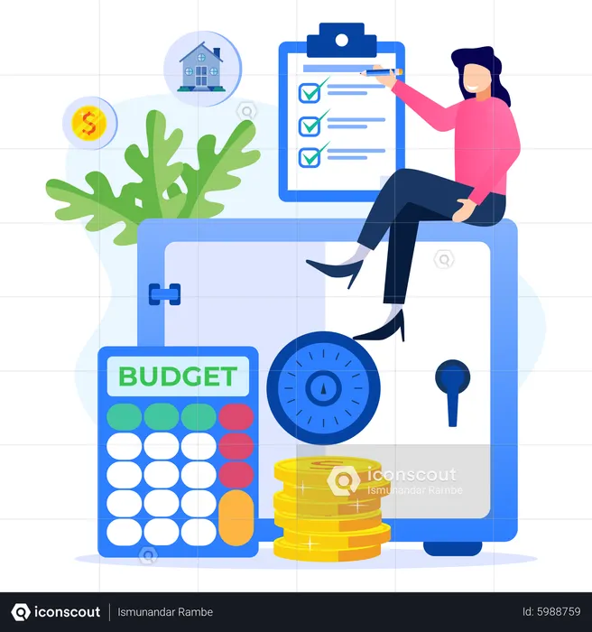 Plan budgétaire d'entreprise  Illustration