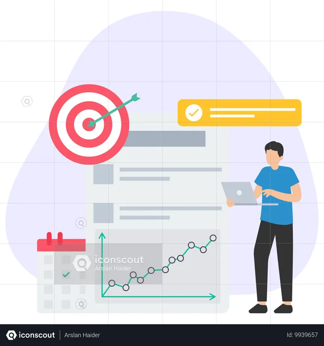 Planejamento financeiro  Ilustração