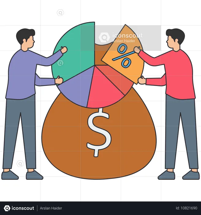 Fondo de pensiones de inversión o planificación de la jubilación  Ilustración