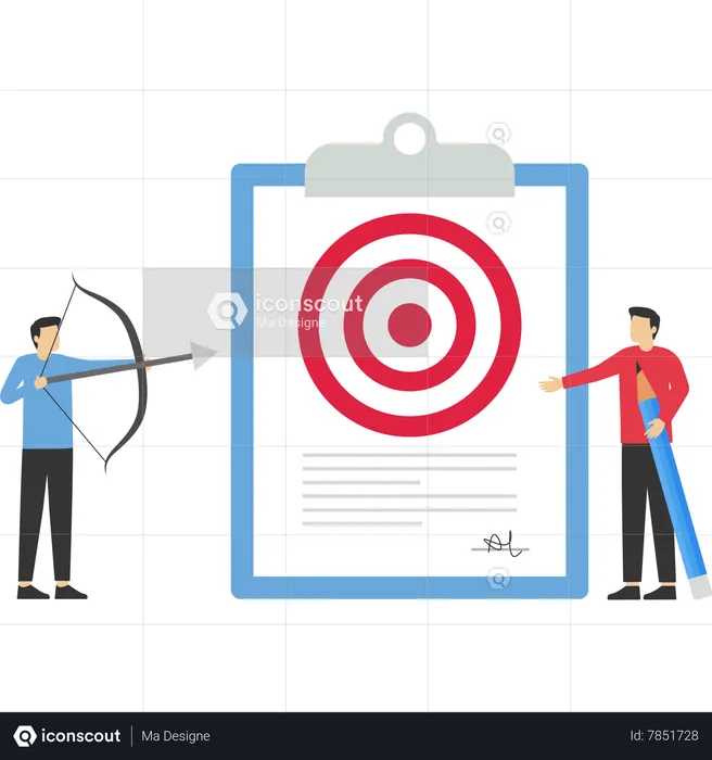 Plano e estratégia em gerenciamento de projetos  Ilustração