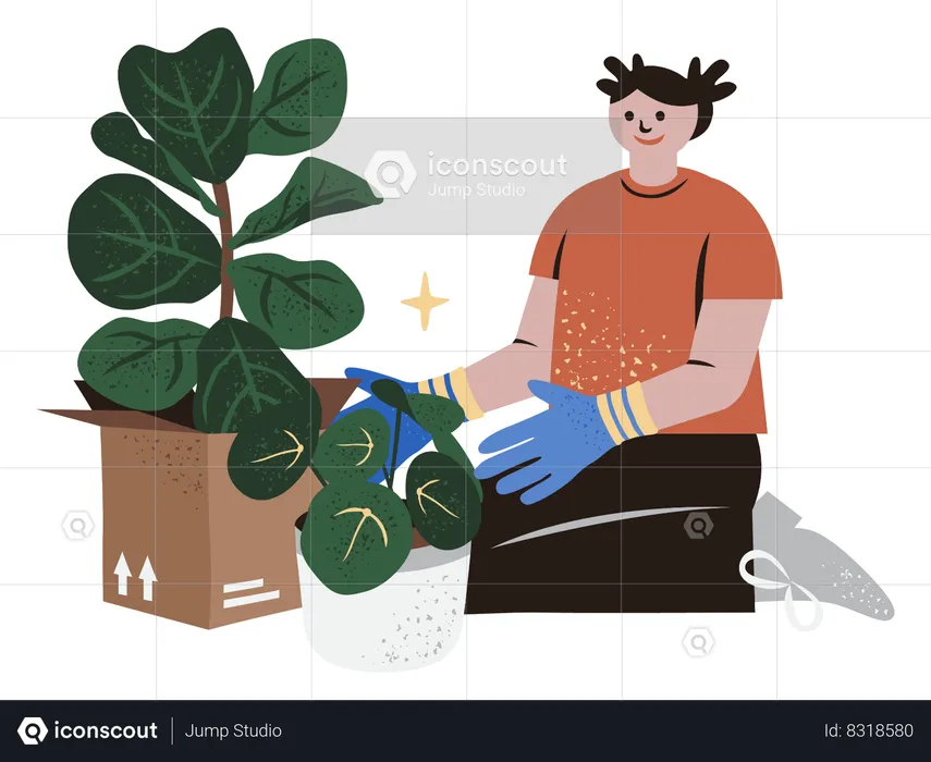 Plant Nursery  Illustration