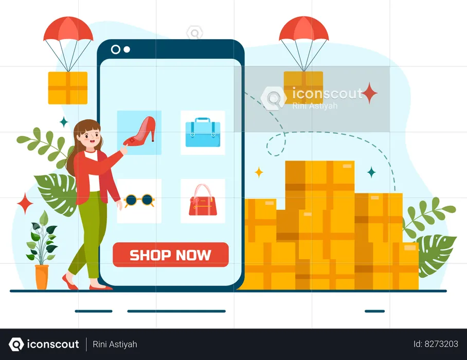 Plataformas de dropshipping  Ilustración