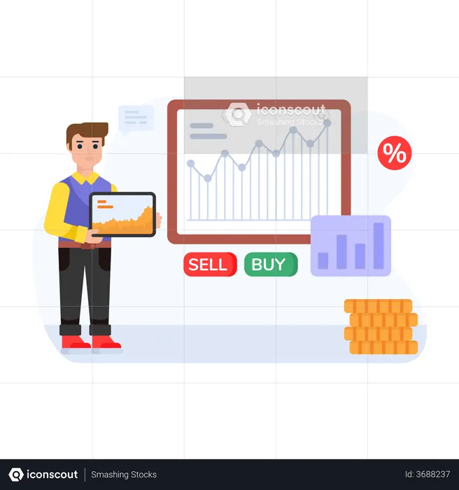 Plateforme d'échanges  Illustration