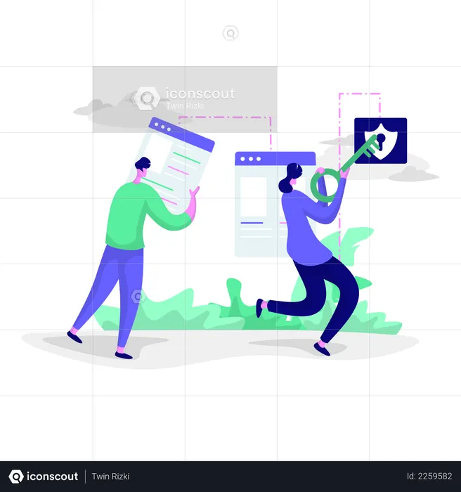 Platform Network Security  Illustration