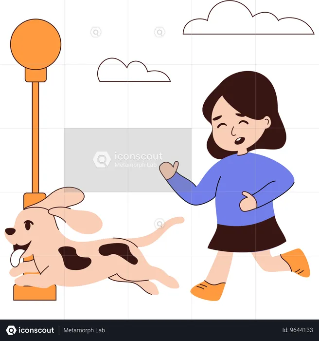 Play with pets  Illustration