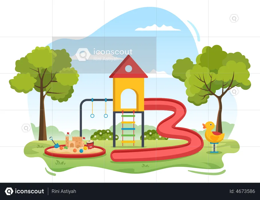 Playground  Illustration