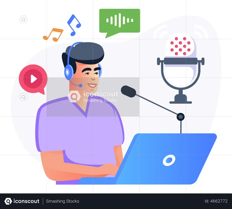 Podcast Content  Illustration