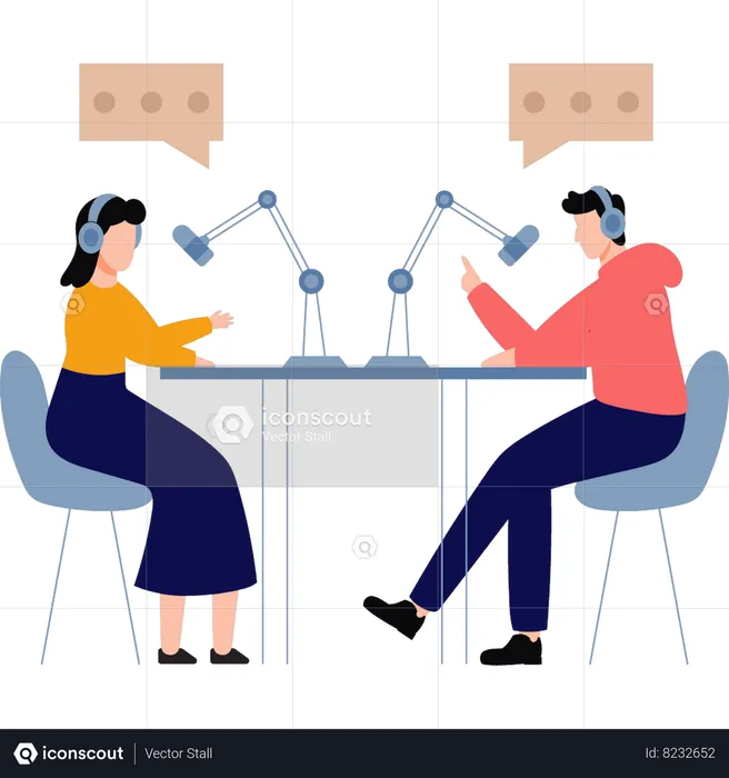 Podcast interview  Illustration