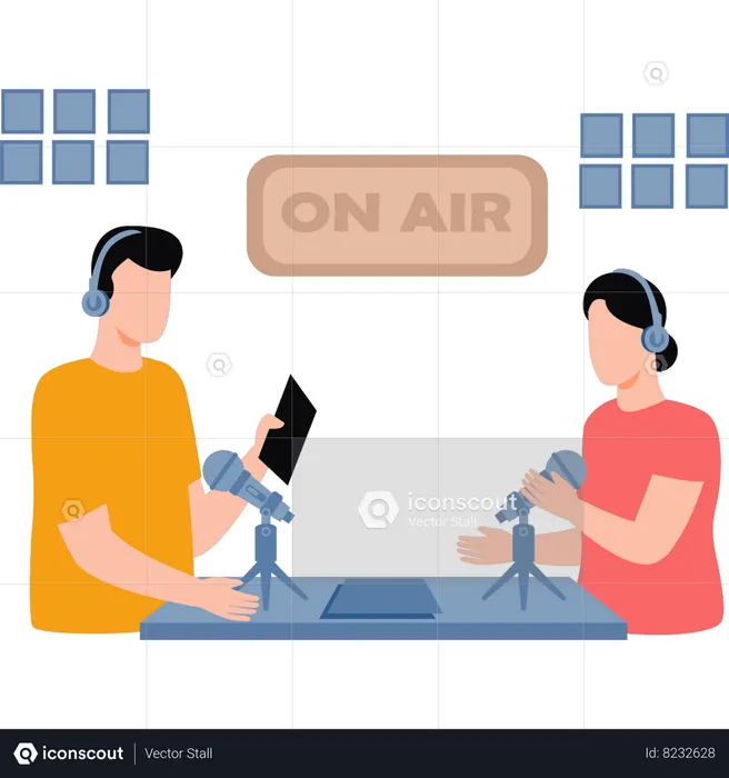 Podcast interview  Illustration