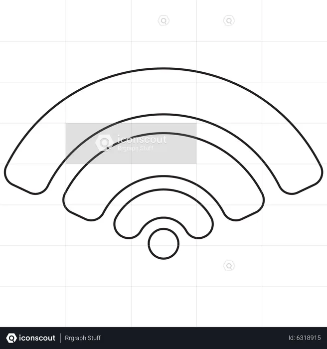 Podcast wi-fi  Ilustração