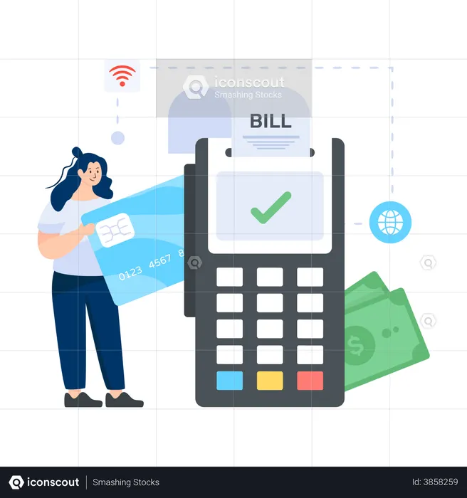 Point Of Sale  Illustration